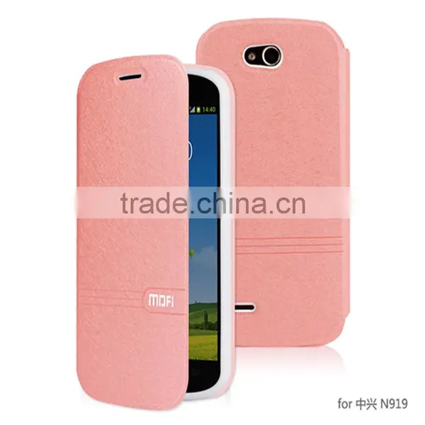 MOFi Flip Leather Cover Case for ZTE N919, Mobile Phone Accessory for ZTE N919D Case photo-6