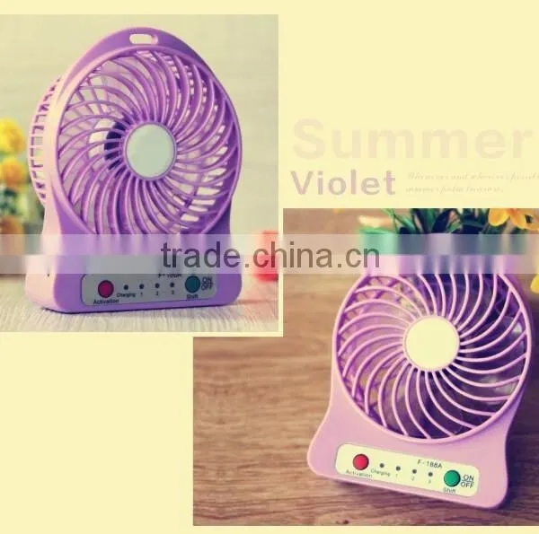 Fashionable Mini USB Fan With More Function Newest USB Desk Fan 3.5 Inch photo-2