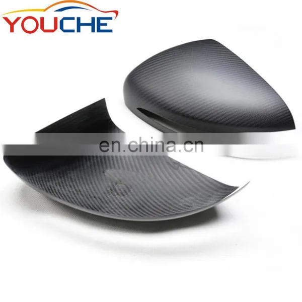 Matt Black Dry Carbon Fiber Mirror Cover for Mercedes GLC Class W253 S Class W222 C Class W205 E Class W213 W238 photo-5