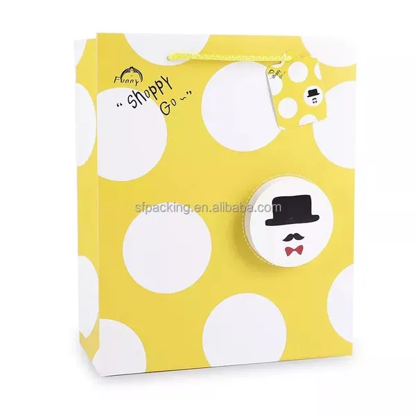 Customized Logo Shopping Gift Paper Bags photo-3