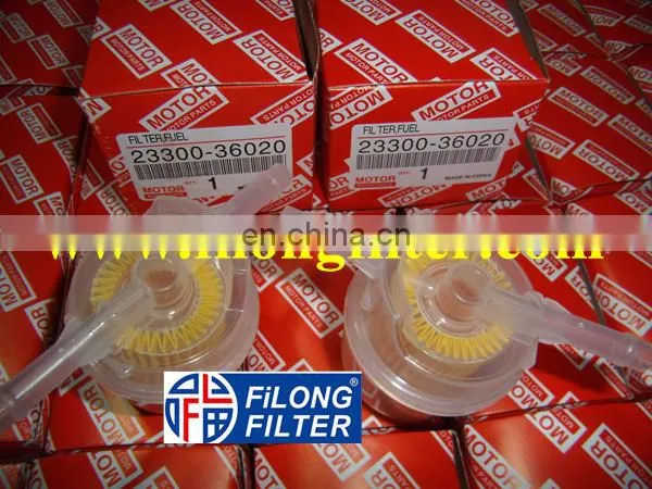 FILONG Manufacturer High Quality Transparent FOR TOYOTA CARS Fuel Filter 23300-36020 2330036020 photo-3