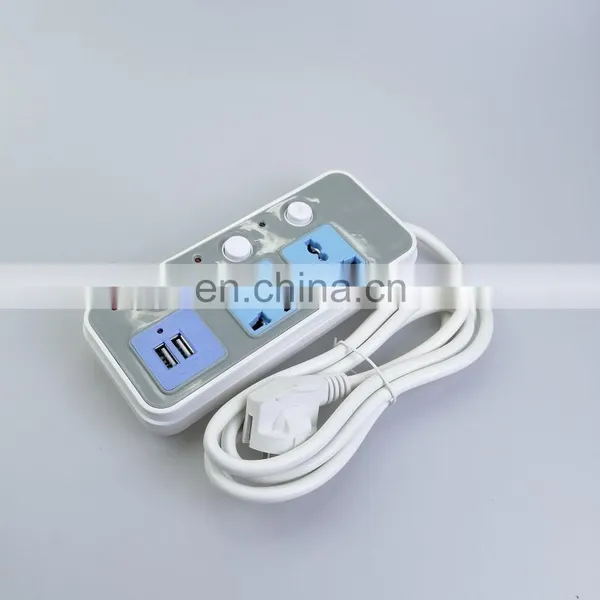 New Blue Universal Socket With USB Socket Extension Socket 2022 photo-5