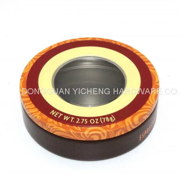 Chocolage Candy Round Tin Can