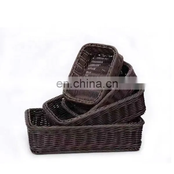 Wholesale Cane Proofing Weave Wicker Picnic Round Kitchen Woven Bread Rattan Basket photo-2