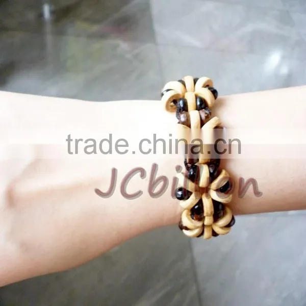 Women Men Fashion Bracelet ( Coconut Shell Beads ) WHOLESALE