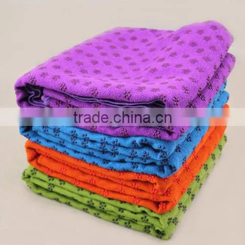 China Supplier Microfiber Yoga Towel With Mesh Bag photo-2