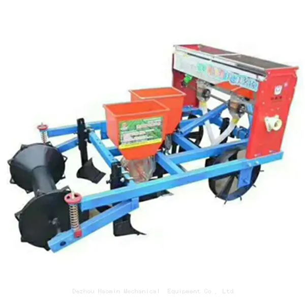 Walking Tractor Peanut Beans Seeder Double Rows Machine Broad Bean Seeder photo-3