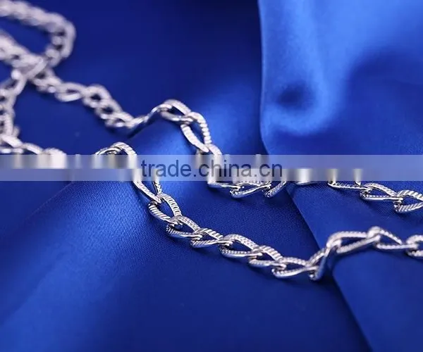 Simple Design Fashion Jewelry Rhodium Plated Cheap Necklace photo-6