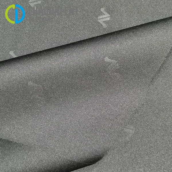 Eco-friendly 150D 100%RPET Recycled Polyester PU Coated Knurling Oxford Fabric for Bag Luggage Tent School Bag photo-5