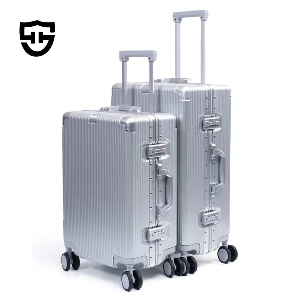 Pratcical and Fashionable ABS+PC Luggage Sets With Aluminum Frame