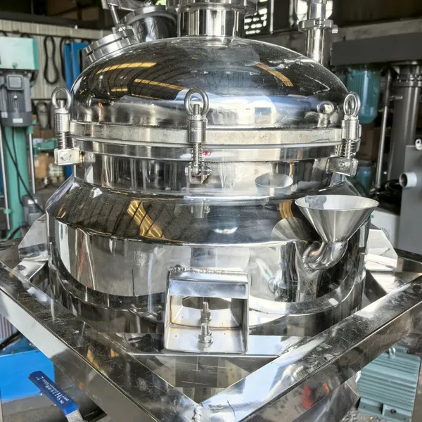 Food-Grade Liquid Mixing Tank GMP Certified With Jacket Heating/Cooling for Beverage Dairy Seasoning Blending photo-5