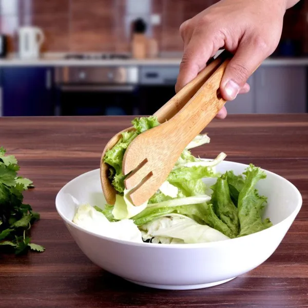 Bamboo Kitchen Tong on Sale/bambu Bread Tong/bamboo Toaster Tong for Sale photo-5