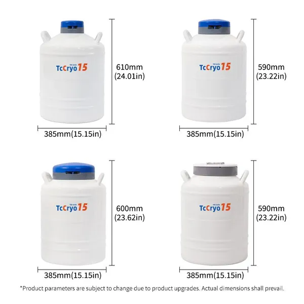 Azerbaijan YDS-15 Liquid Nitrogen Cell Storage Tanks TcCryo Semen Storage Tank photo-4