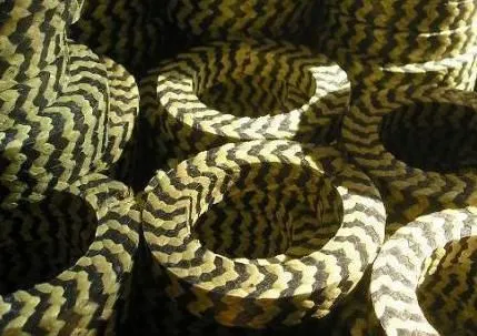 Graphited PTFE & Aramid in Zebra Braided Packing