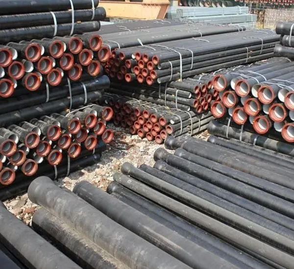 ISO 8179-2 Zinkreiches Anstrichmittel beschichtetes Gussrohr / für Wüsten- und Marinepipelines photo-4