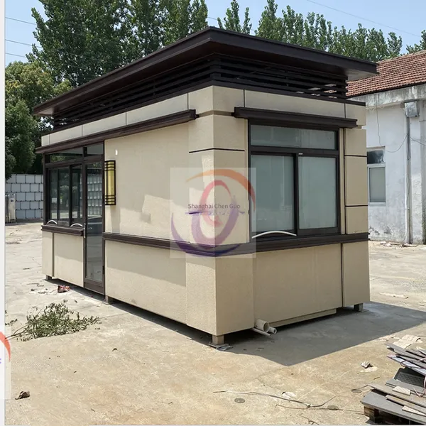 Large Steel Structure Warehouse at the Station, Circular Guard Room and Registration Room, Vintage and Antique-style Sentry Box With a Platform, Custom-made Large Steel Structure Warehouse at the Station