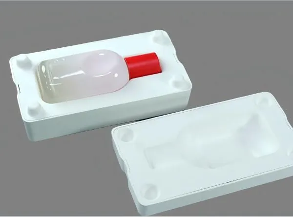 Custom Moulded Pulp Cosmetic Packaging With 1.2mm Thickness, Biodegradable, Custom Mold Design Available
