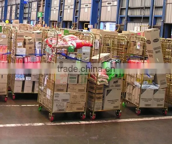 Industrial Wire Mesh Roll Container Trolley photo-6