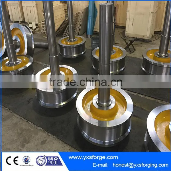 Material Handling Trolley Wheel Molten Steel Transporter Ladle Transfer Car Wheel photo-5