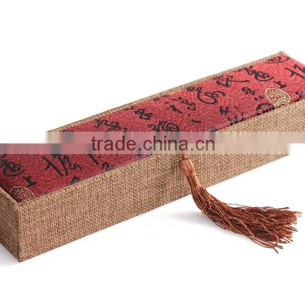 C112-4 ANPHY Chinese Style Long Rectangle Necklace(Jewelry)Box With Tassel 250mm*65mm*40mm photo-2
