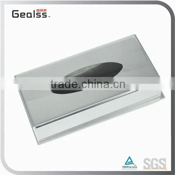 Bar Collection Oblong Stainless Steel Table Tissue Box Dispenser Case