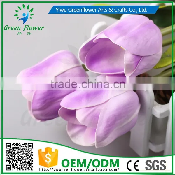 2016 WholesaleLatex 20" PU Artificial Flowers Real Touch Arts and Crafts no Silk Weddings Decoration Flowers Home Decor photo-3