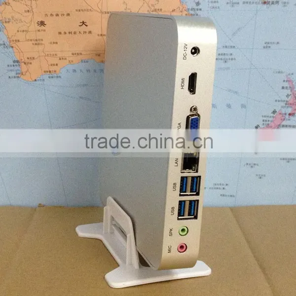 Fanless Mini PC With i3 4010u Core 2G RAM 1TB HDD 300M WIFI Bluetooth Home Gaming 4K HD Streaming PC photo-4