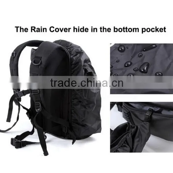 Camera Bag DSLR SLR Laptop Backpack Rucksack Bag Case For Nikon Sony Canon Black photo-5