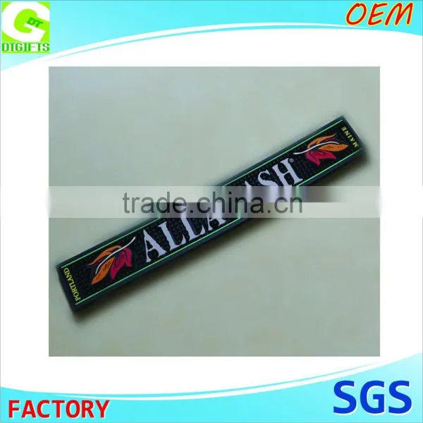 New Beer Wine Promotion PVC Bar Mat/Rubber Bar Drinking Mat/Rubber Bar Mat Runner