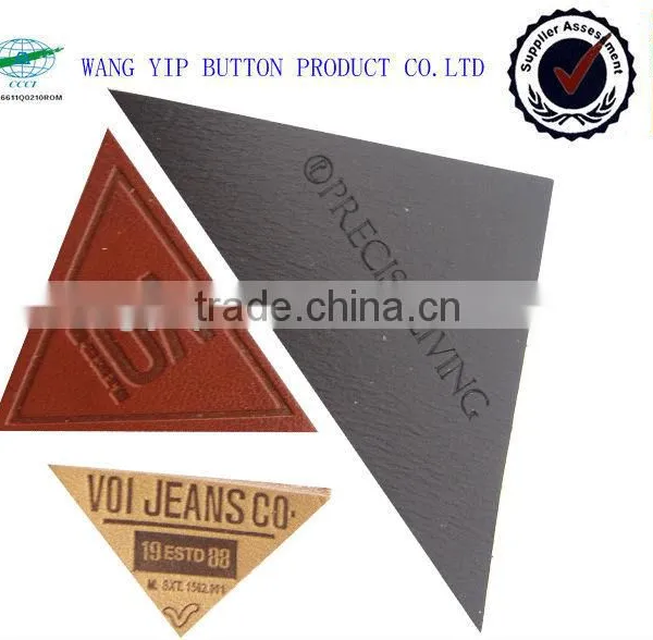 All Kinds Triangle Leather Patch for Garment Accessories