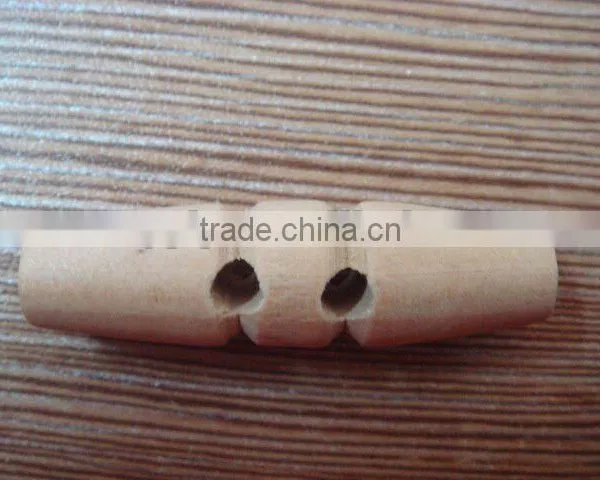 36mm Good Quality Natural 2 Holes Horn Button