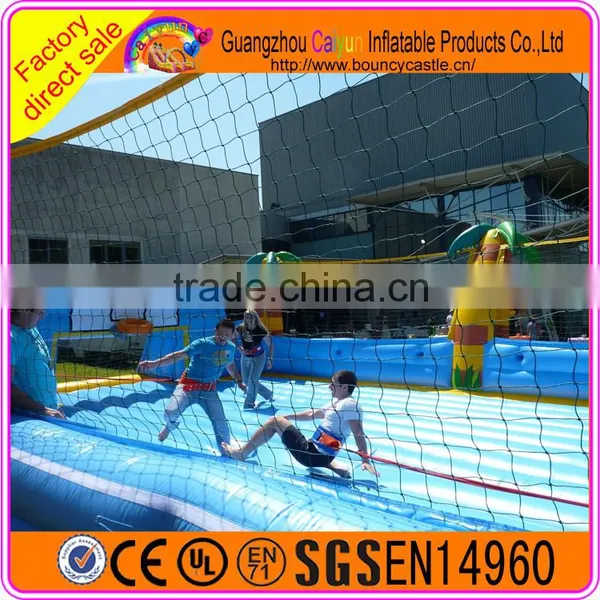 Hot Soap Football Sale,inflatable Soap Football Field,inflatable Water Soccer Court photo-5