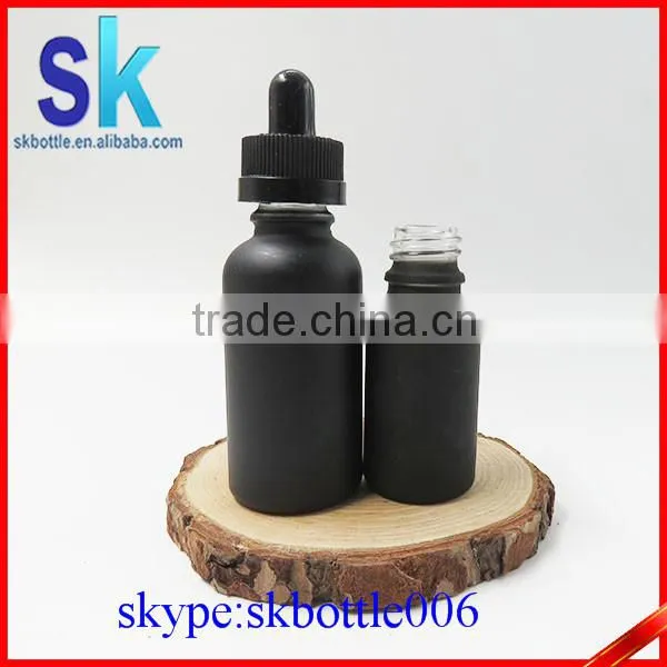 Black Matte Glass 30ml Dropper Bottle for Smoke Oil Supplier's Choice photo-3