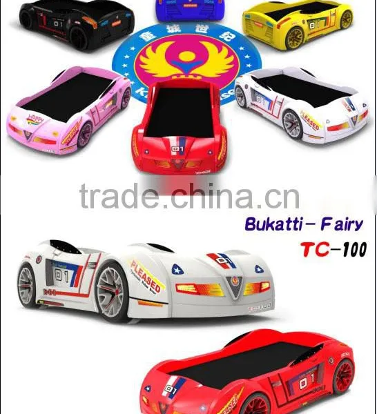 Ferrari Kids Sports Car Bunk Beds Children Bedroom Furniture photo-2