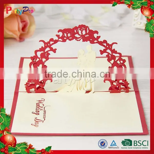 Partypro 2015 New Product Various Design Colorful Paper 3D Card photo-2