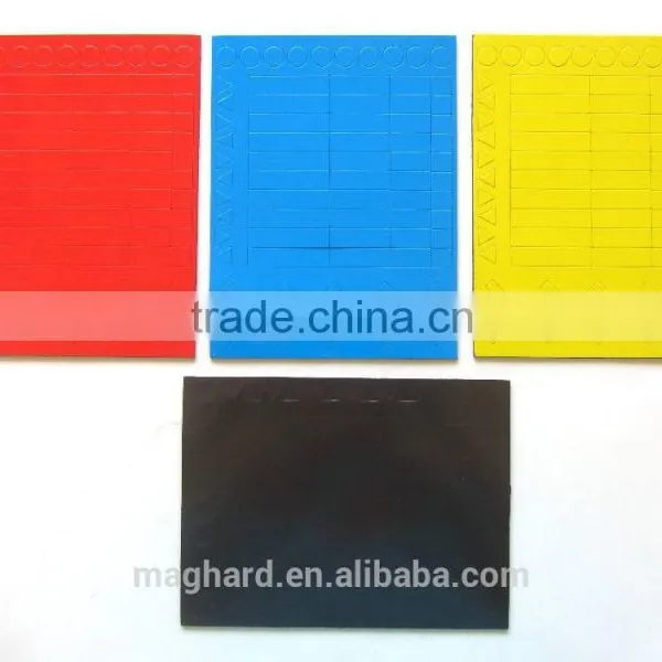 China Factory Directly Flexible Rubber Magnetic Sheet With Color PVC Film A3 A4 A5 photo-2