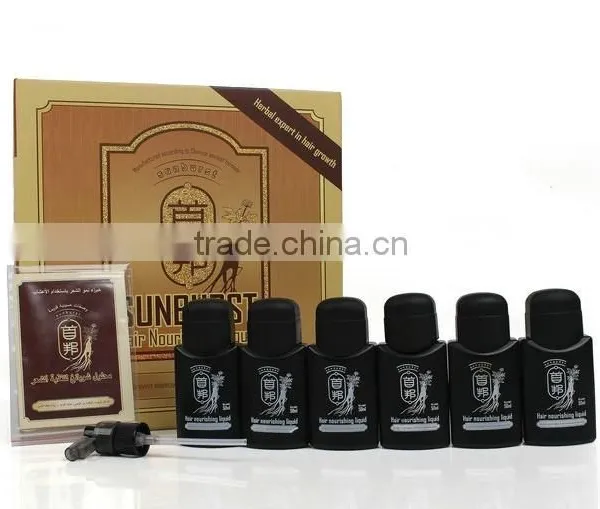 100% Genuine Original Real Result New Sunburst Hair Growth 50ml*6 Bottles Fast Hair Growth 100% Genuine