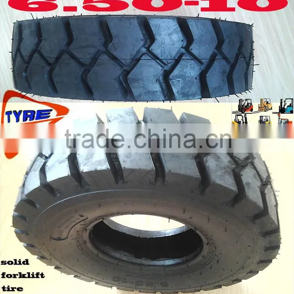6.50-10 solideal tires, forklift solid tire, industrial tires 6.50-10