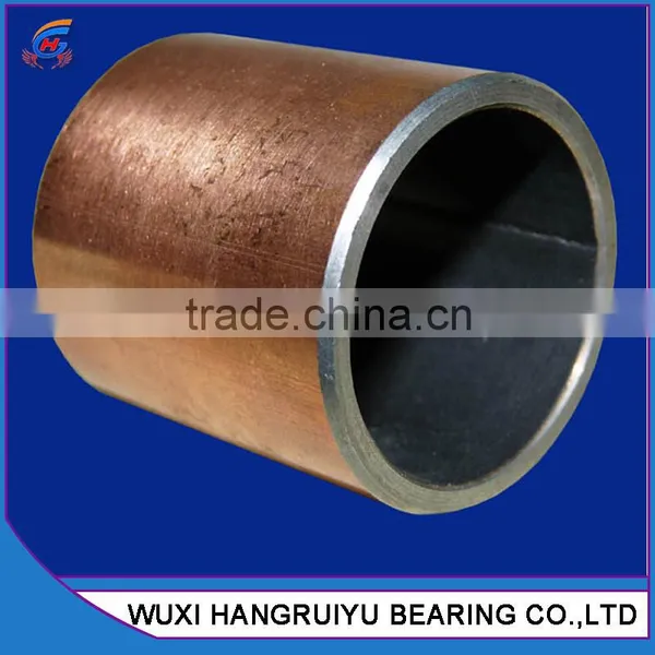 Hydraulic Bushing Sliding Bearing 40 * 44 * 40 mm Metric Sizes Bore With Steel Backing Alloy Bronze Based photo-3