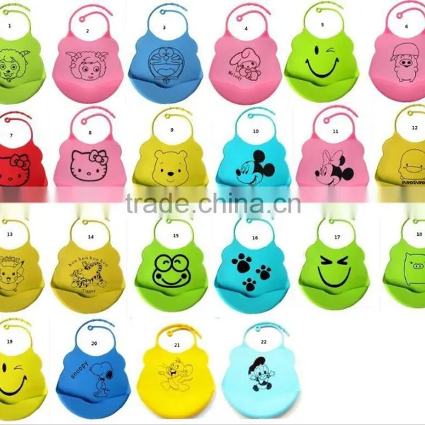 Eco-friendly Waterproof Silicone Baby Bib photo-5