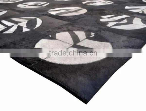 Hair-On Cowhide Leather Carpet M-41 photo-2