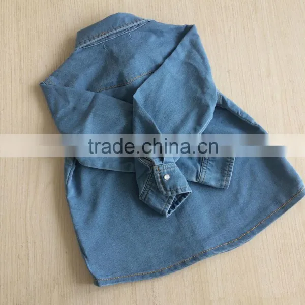 Factory Baby Clothes Wholesale Autumn Washed Jacket Baby Boy Jeans Jacket photo-2