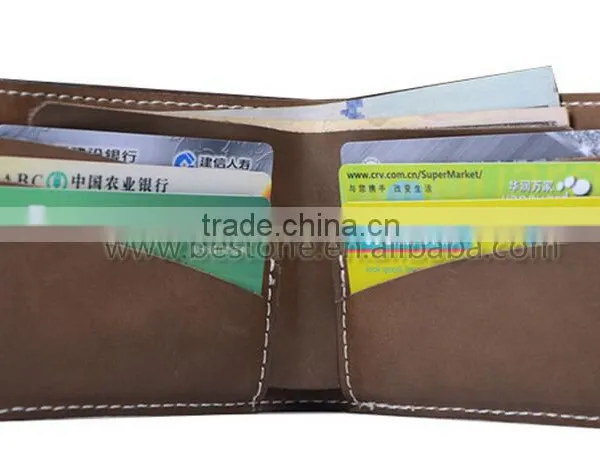 2016 Hot Sale Custom Gift Men Genuine Leather Wallet photo-3