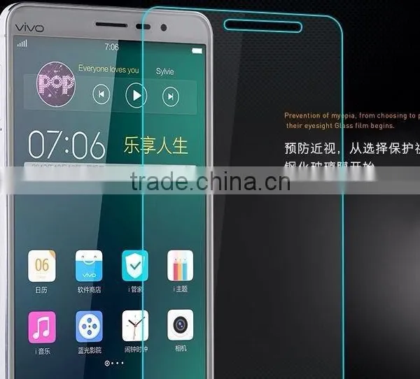 New Coming Long Lasting 0.3mm 2.5D 9H Curved Tempered Glass Screen Protector For Vivo Xplay 3S