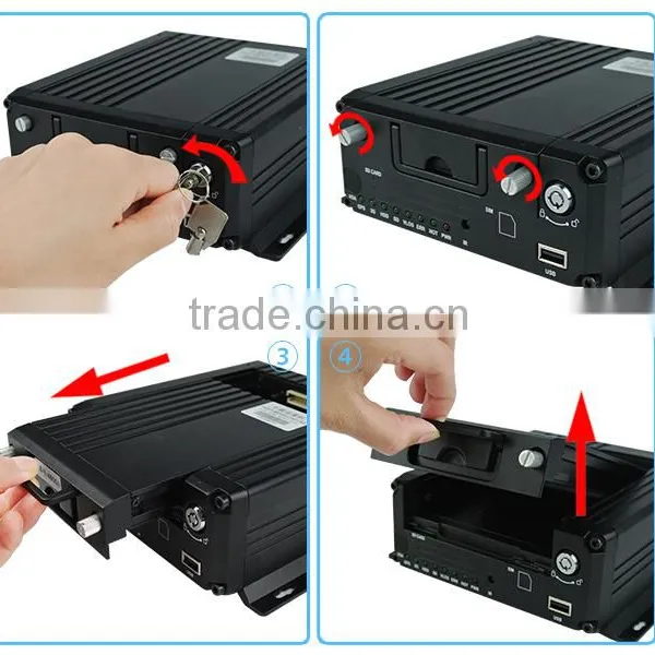 4 Channel Full HD ONVIF 1080P Car DVR photo-3