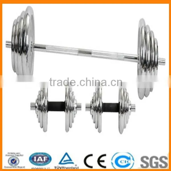 10lb 20lb 30 lb 50lb Chromed Dumbbell Plate Set photo-2