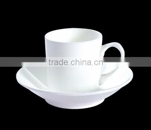 Cake Stands White Body Porcelain Ceramic Dinnerware Tableware Bone China Tea Cup and Saucer