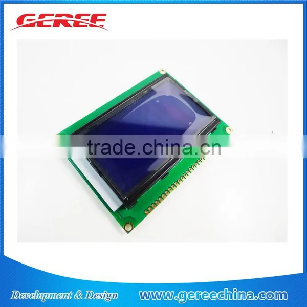 LCD12864 128X64 Dots Graphic Matrix LCD Display Module LCM Blue Backlight photo-2