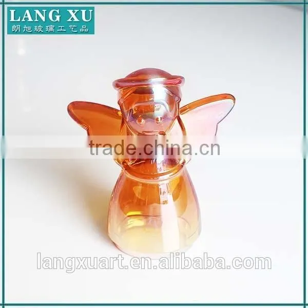 LX-D002 Custom Made Glass Wedding Souvenirs Gifts Baby Angel Ornament Craft Handmade Glass Angel Souvenir photo-2