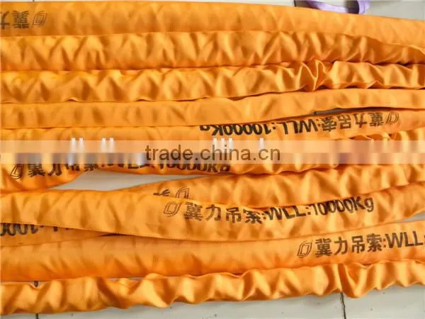 Color Code Lifting Round Webbing Sling 10t photo-3